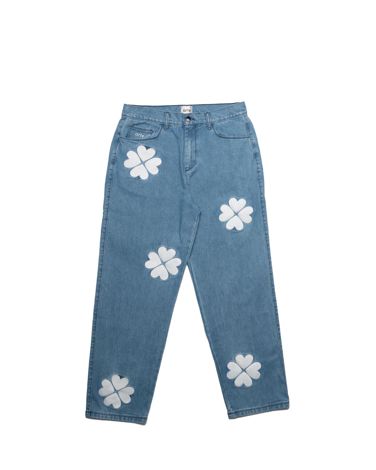 Arte Antwerp Clover Embroidery Jeans | AW22-055P-B | AFEW STORE